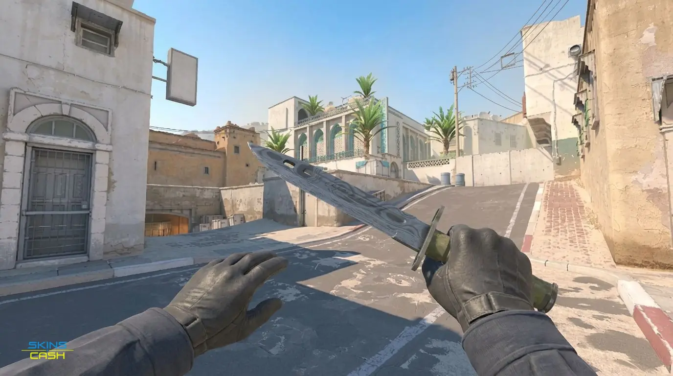 ★ Bayonet | Damascus Steel — In-game inspect