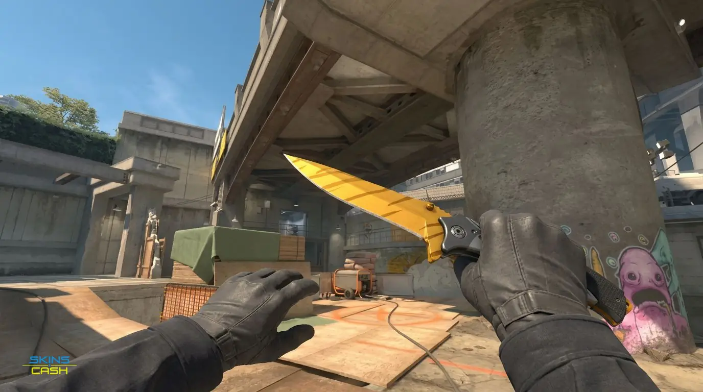 ★ Nomad Knife | Tiger Tooth — In-game inspect