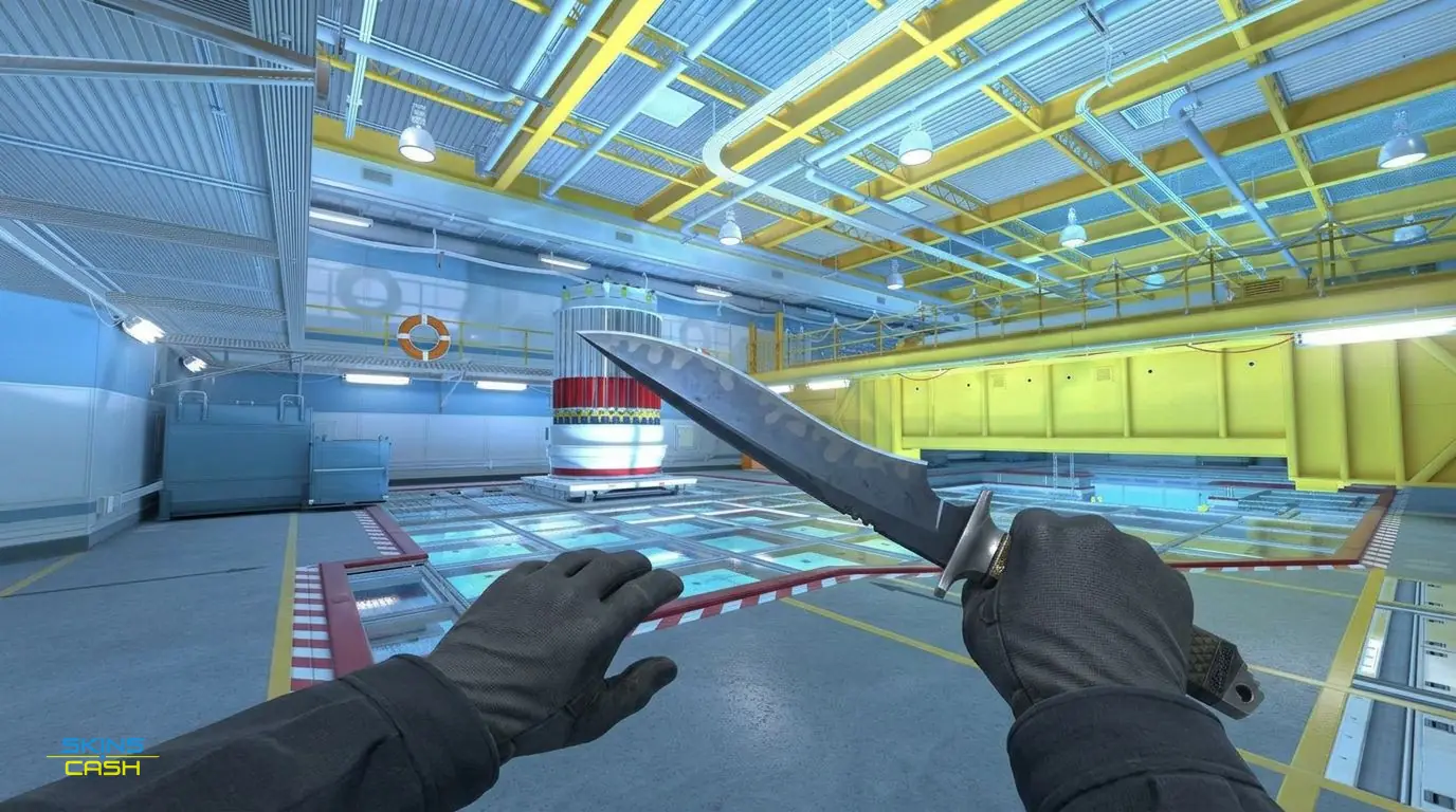 ★ Classic Knife | Blue Steel — In-game inspect