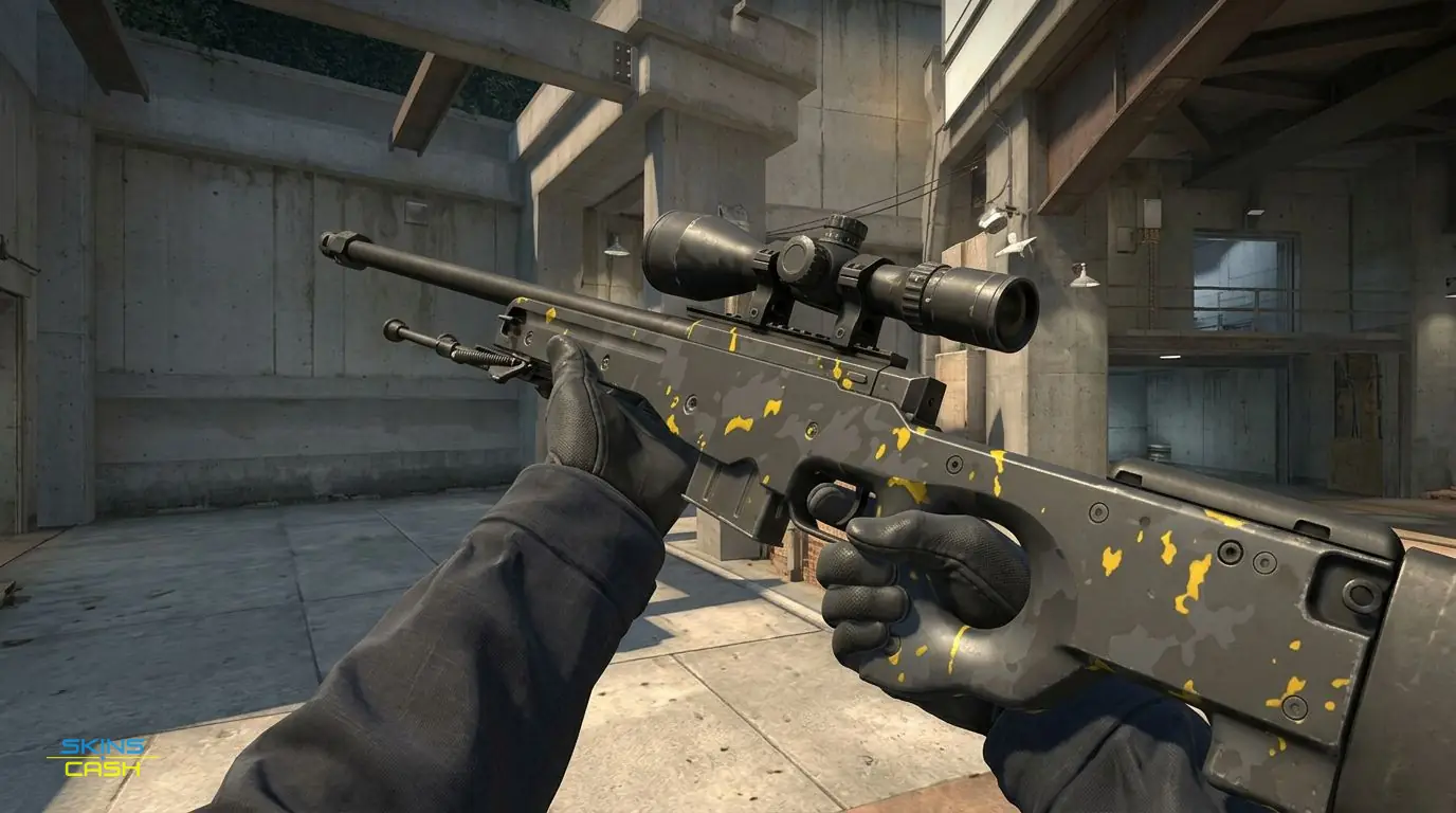 AWP | Arsenic Spill — In-game inspect