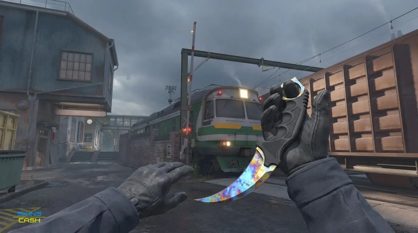 ★ Karambit | Case Hardened — In-game inspect