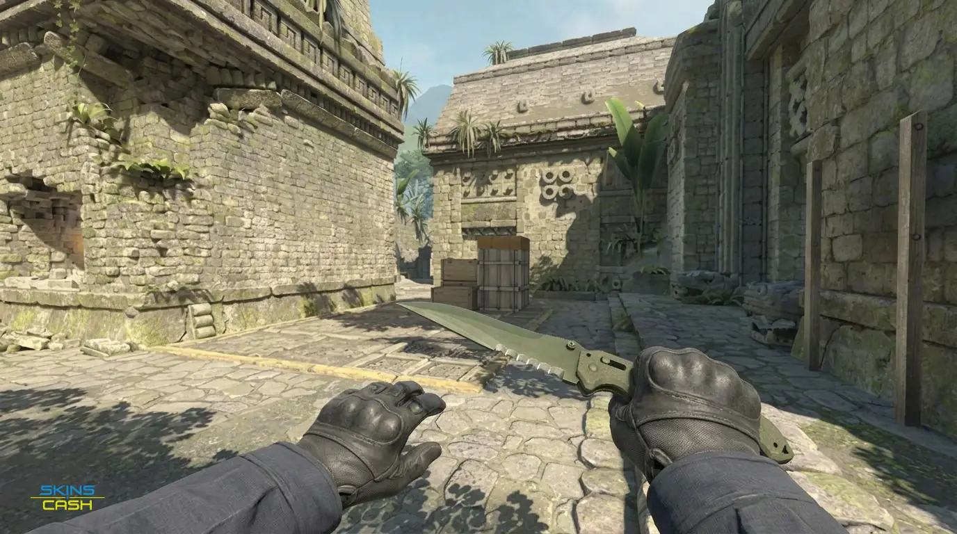 ★ Flip Knife | Safari Mesh — In-game inspect