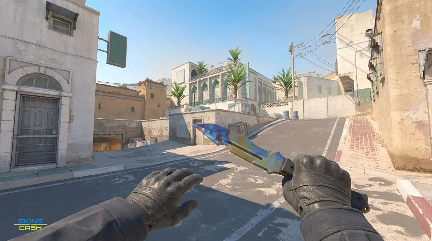 ★ Survival Knife | Case Hardened — In-game inspect