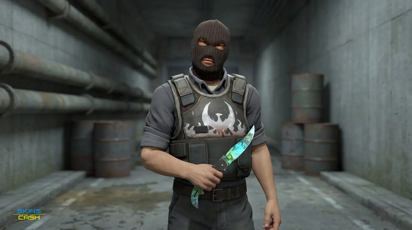 ★ Falchion Knife | Gamma Doppler Phase 4 — In the field