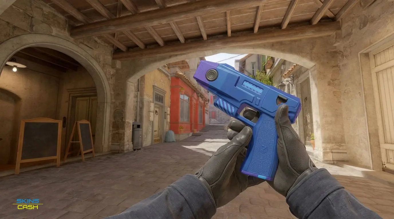 Zeus x27 | Electric Blue — In-game inspect