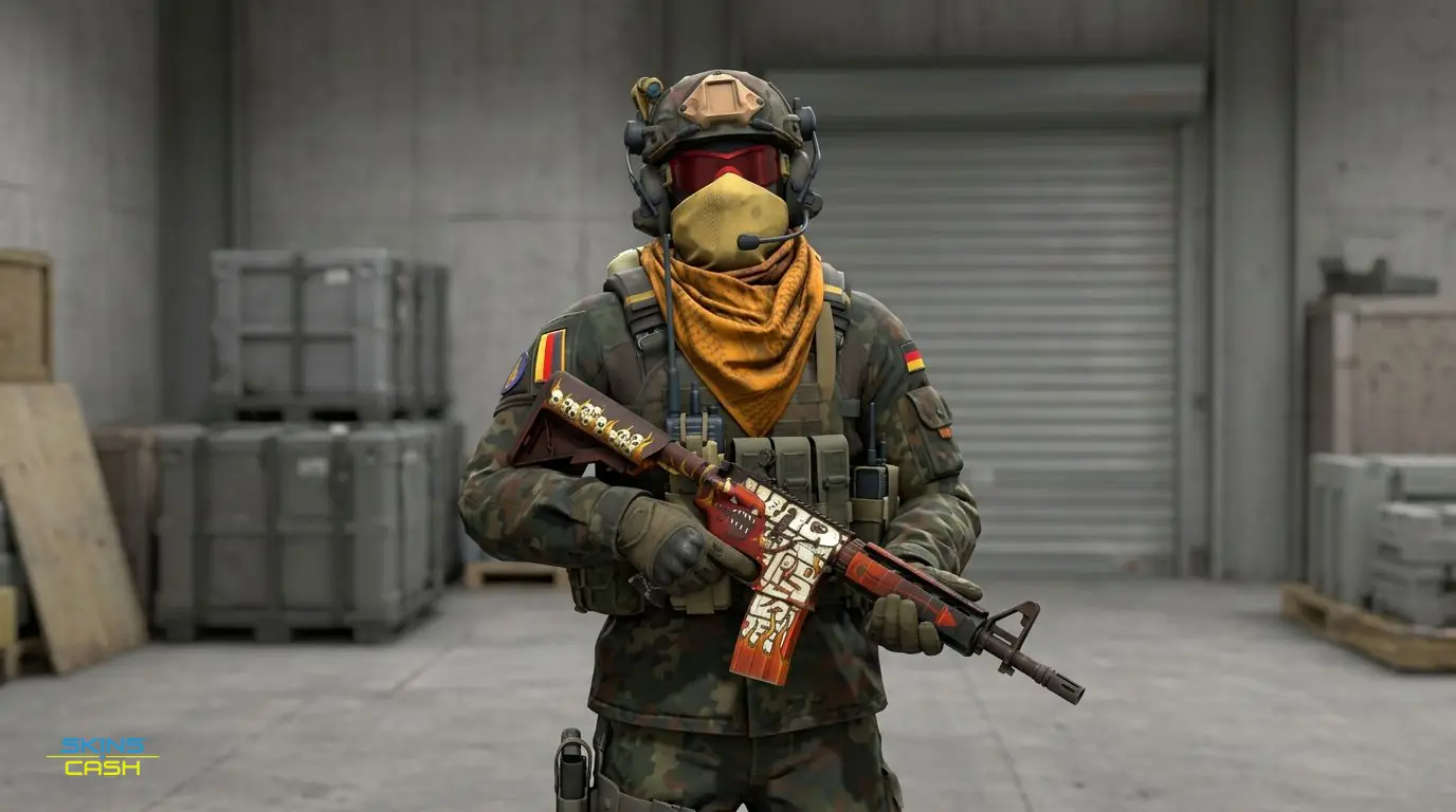 M4A4 | Hellfire — In the field