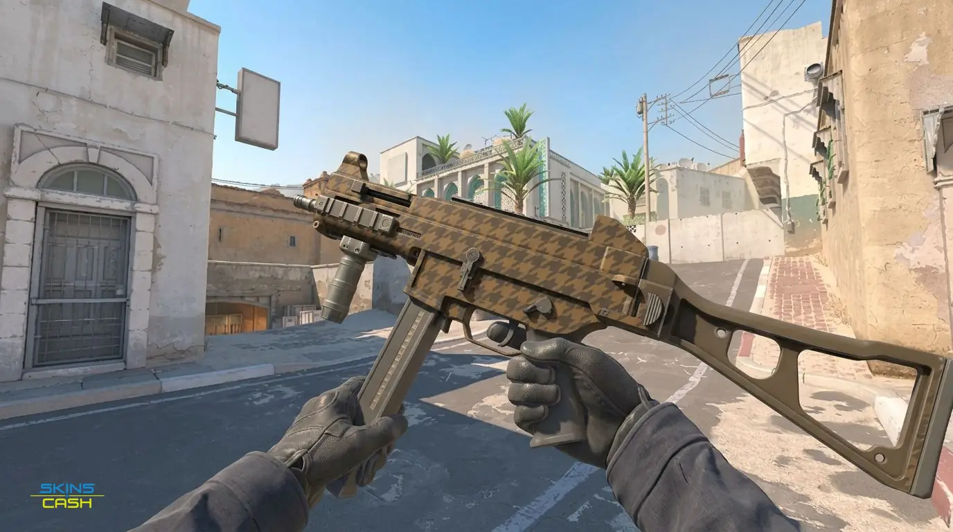 UMP-45 | Houndstooth — In-game inspect