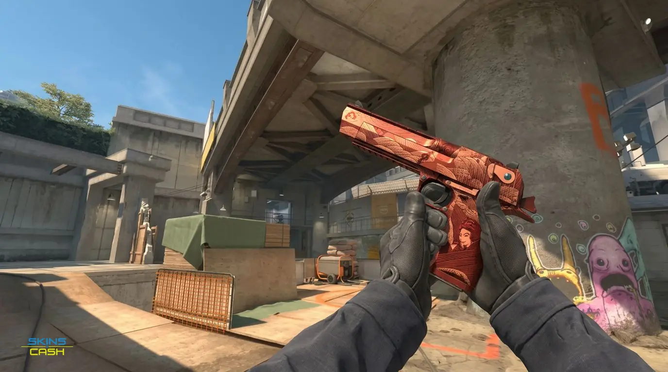 Desert Eagle | Sunset Storm 弐 — In-game inspect