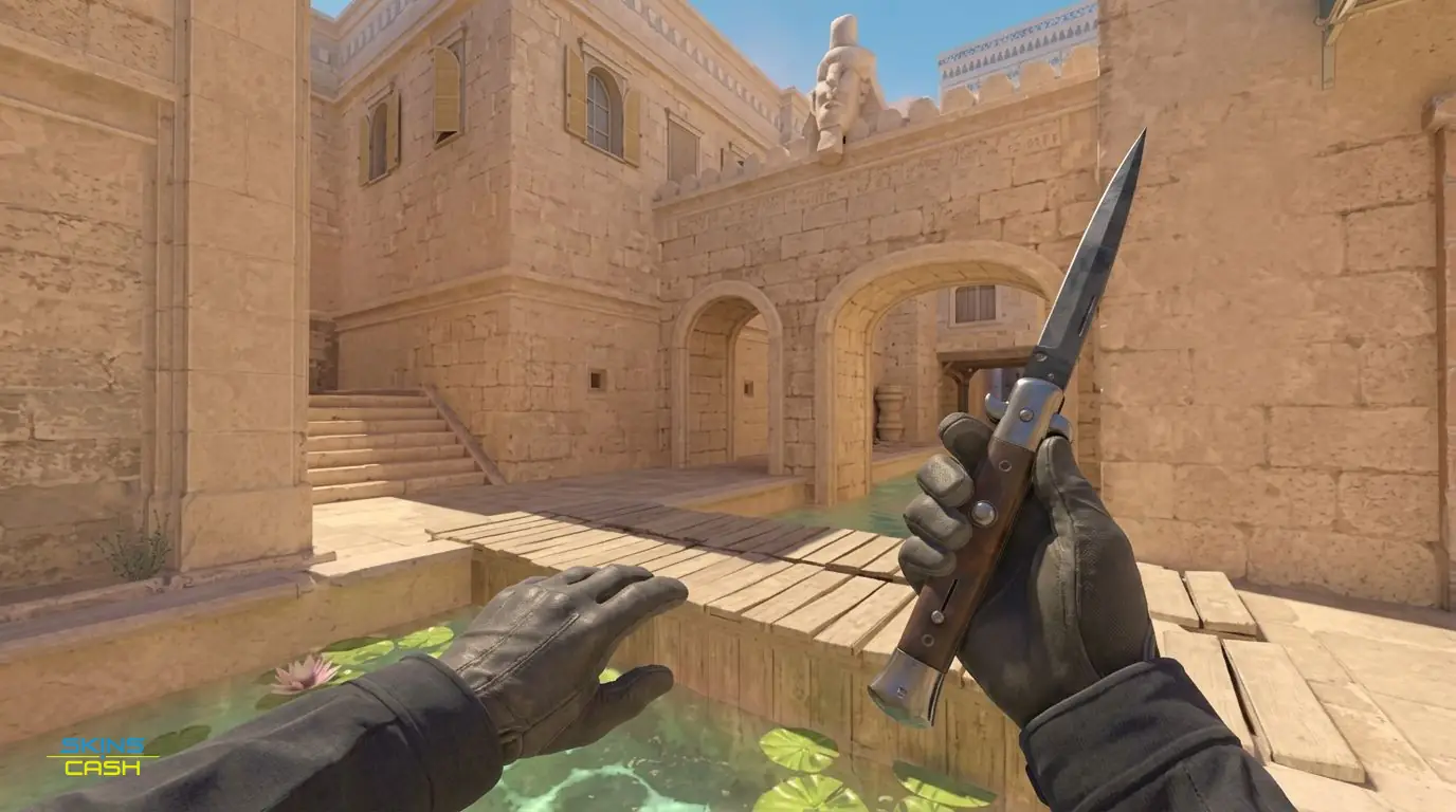 ★ Stiletto Knife | Stained — In-game inspect