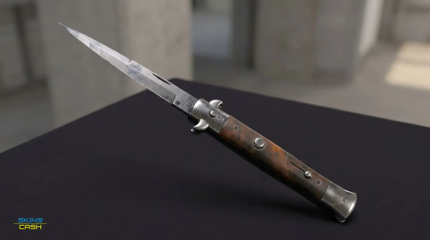 ★ Stiletto Knife | Stained — Product view