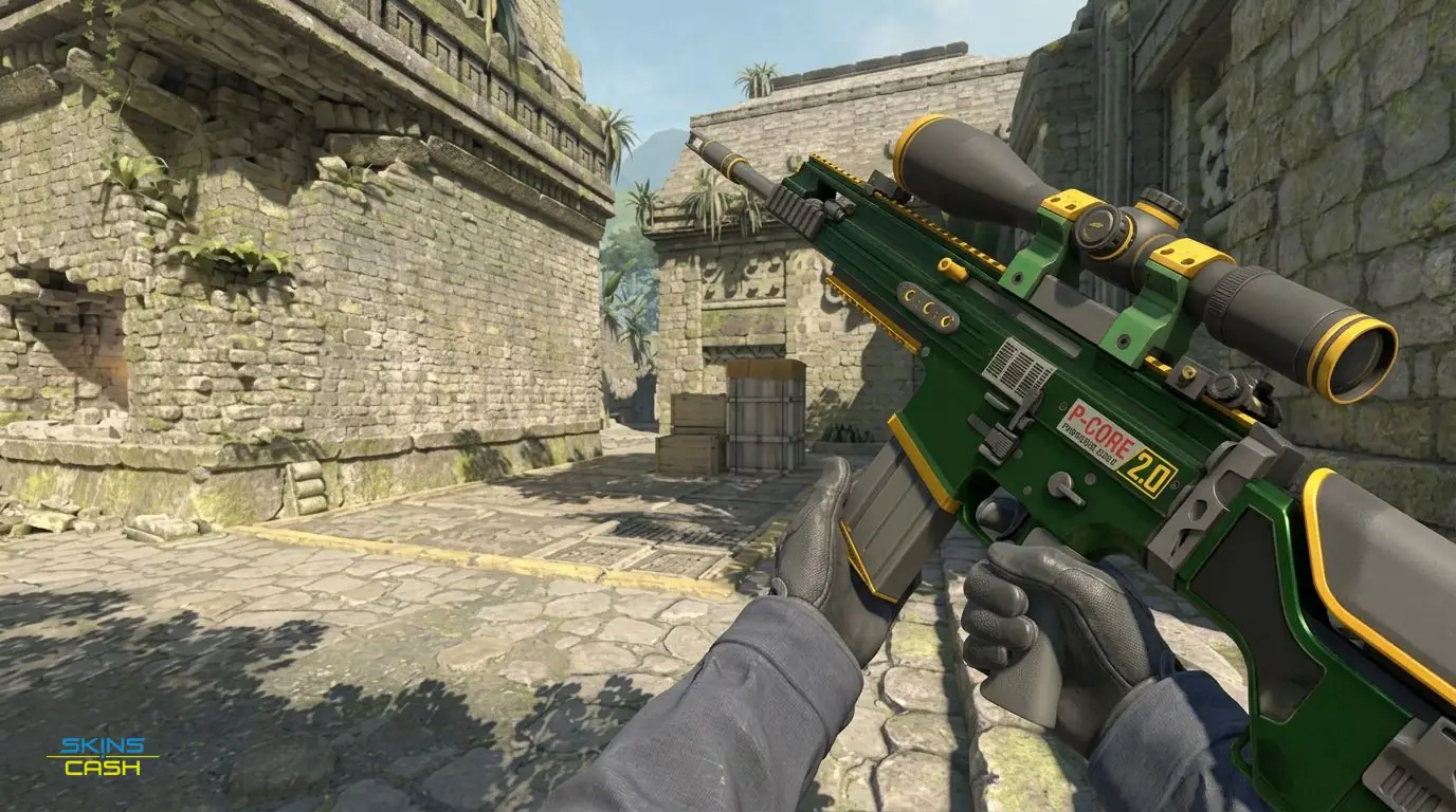 SCAR-20 | Powercore — In-game inspect