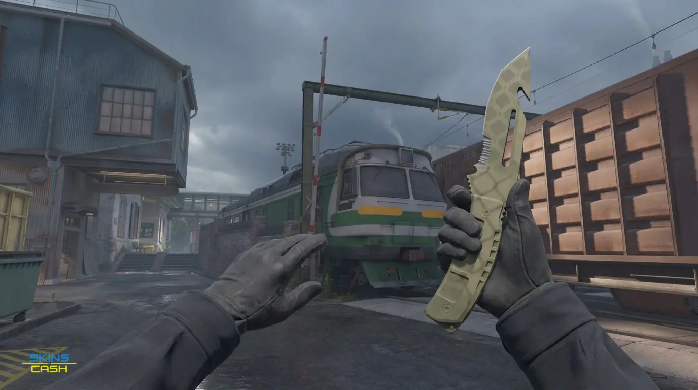 ★ Survival Knife | Safari Mesh — In-game inspect