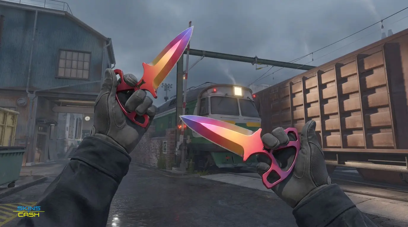 ★ Shadow Daggers | Fade — In-game inspect