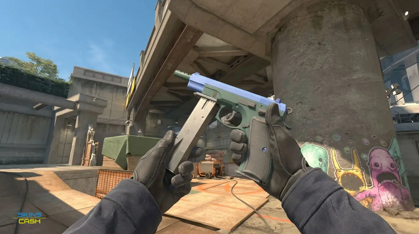 CZ75-Auto | Indigo — In-game inspect