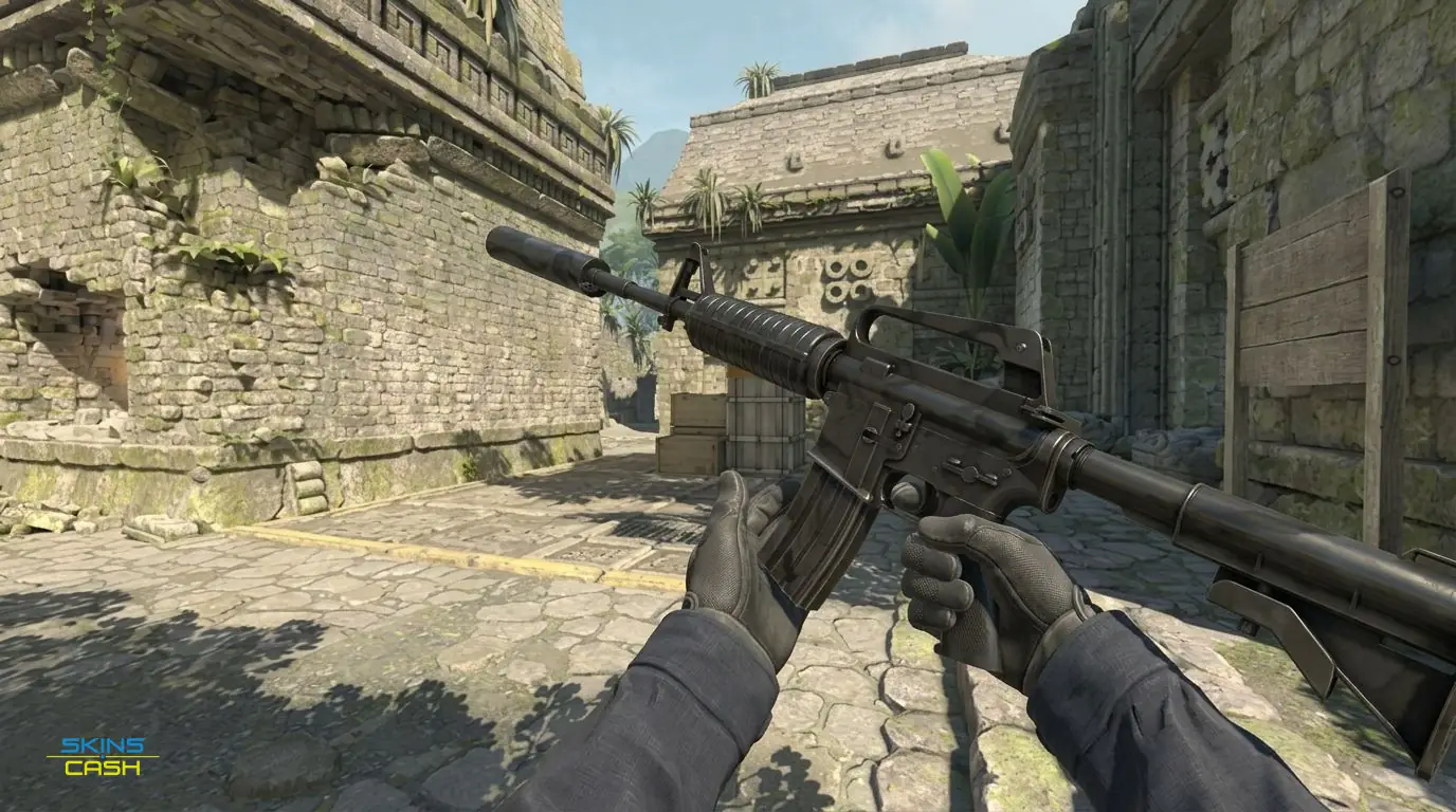 M4A1-S | Dark Water — In-game inspect