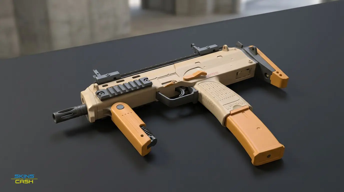MP7 | Short Ochre — Product view