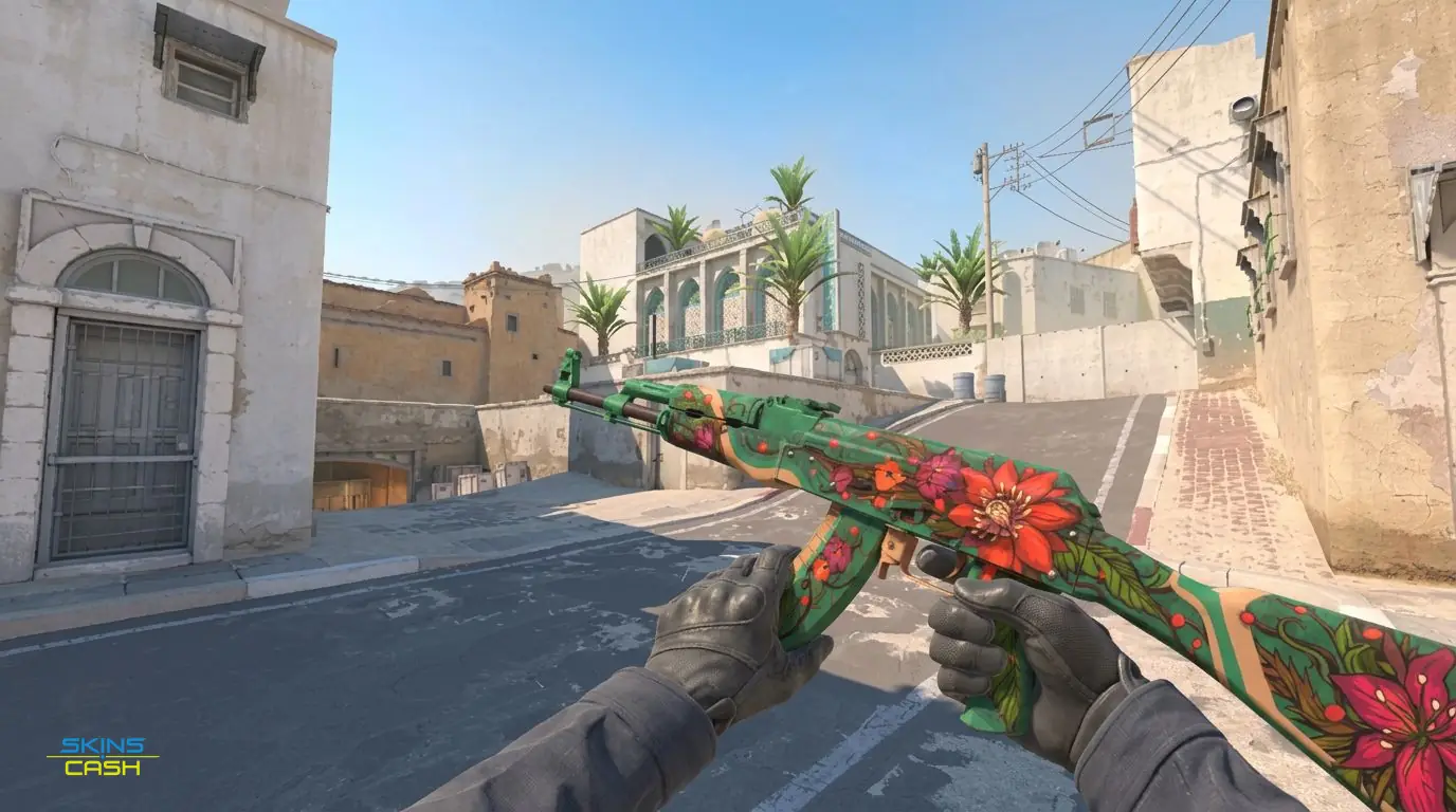 AK-47 | Wild Lotus — In-game inspect