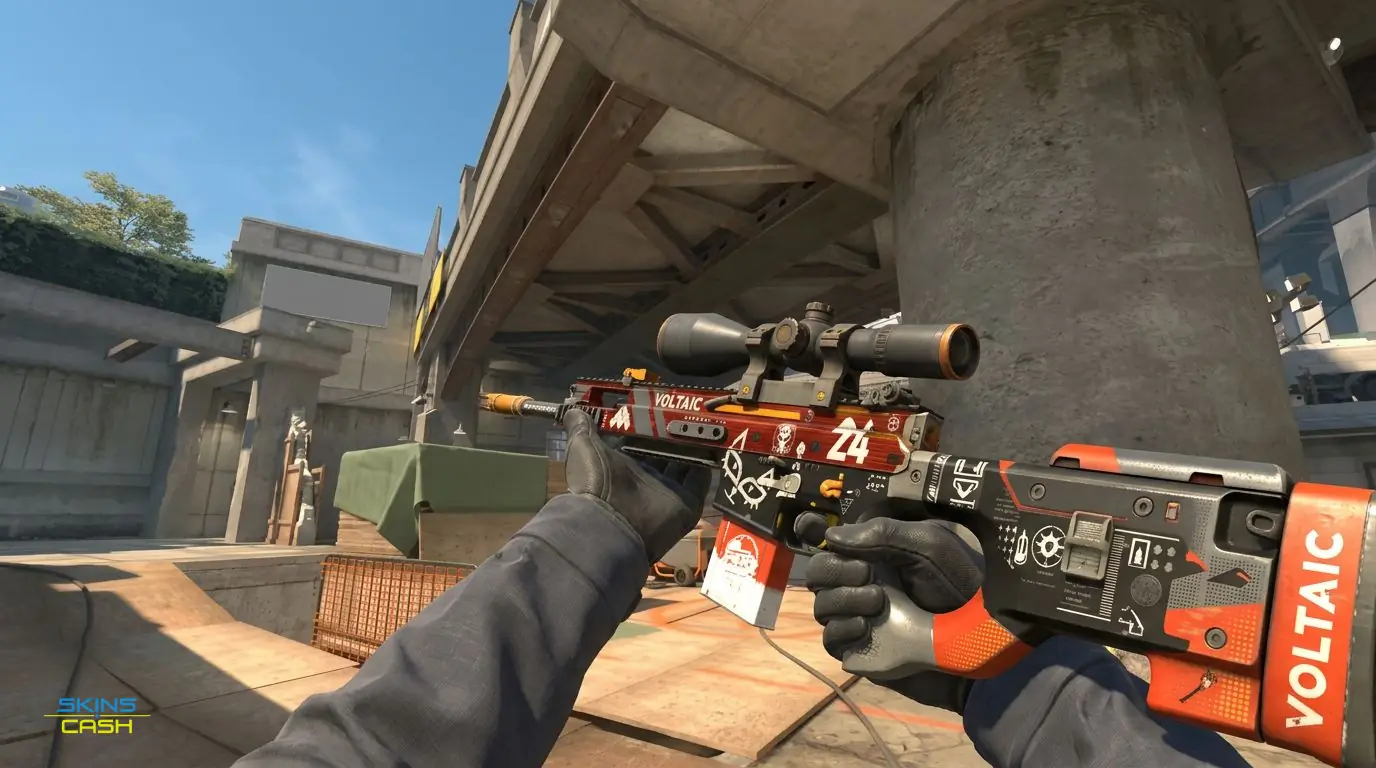 SCAR-20 | Bloodsport — In-game inspect