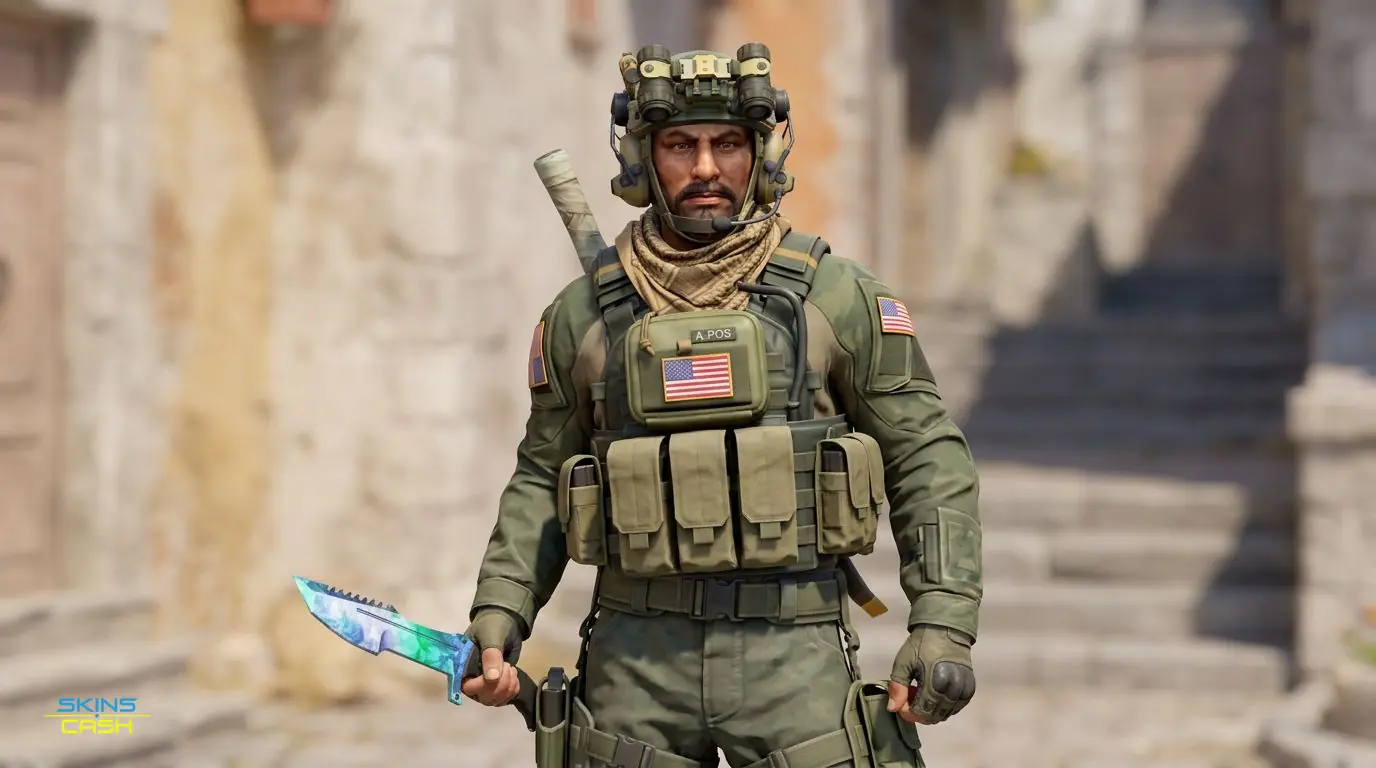 ★ Huntsman Knife | Gamma Doppler Phase 1 — In the field