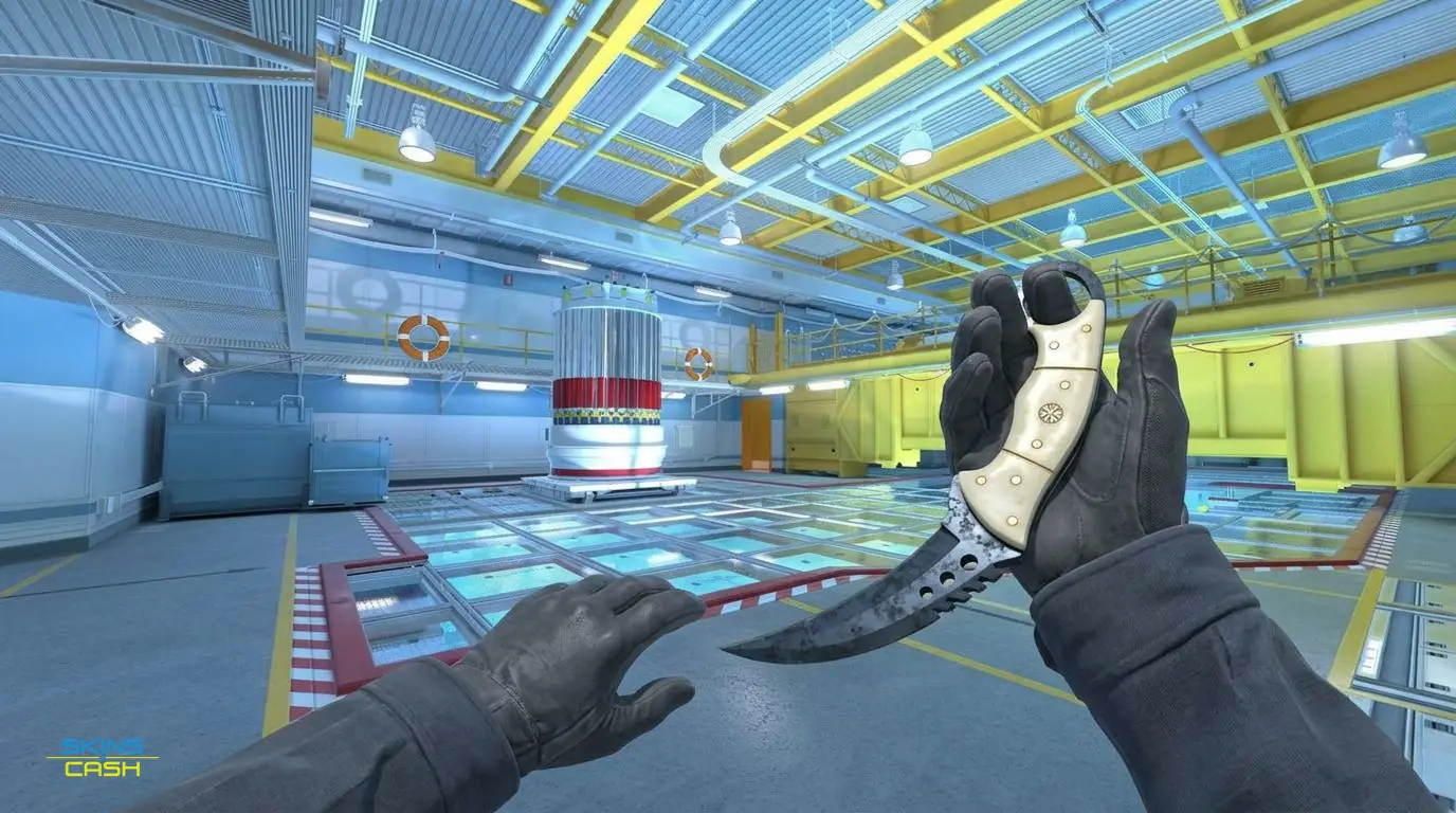 ★ Talon Knife | Blue Steel — In-game inspect