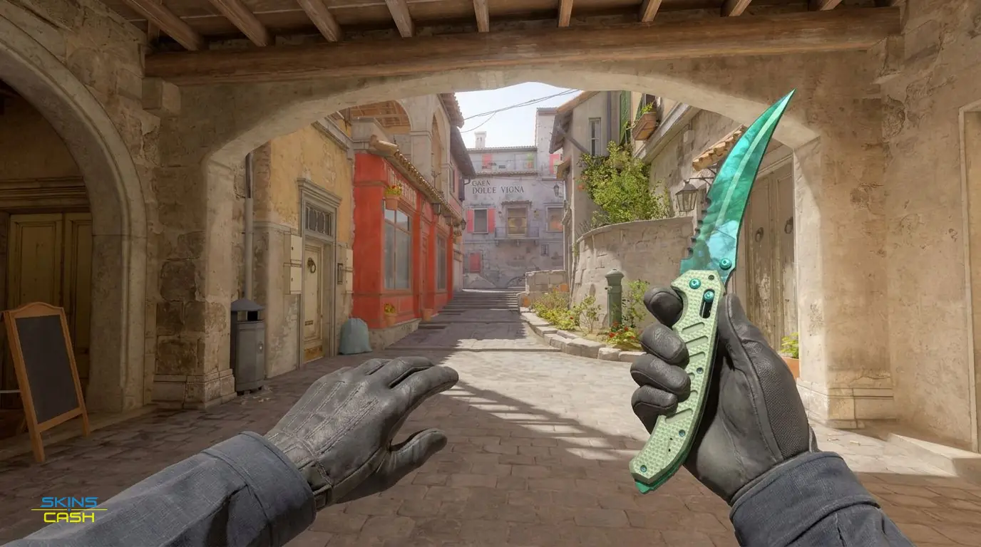 ★ Flip Knife | Gamma Doppler Phase 2 — In-game inspect