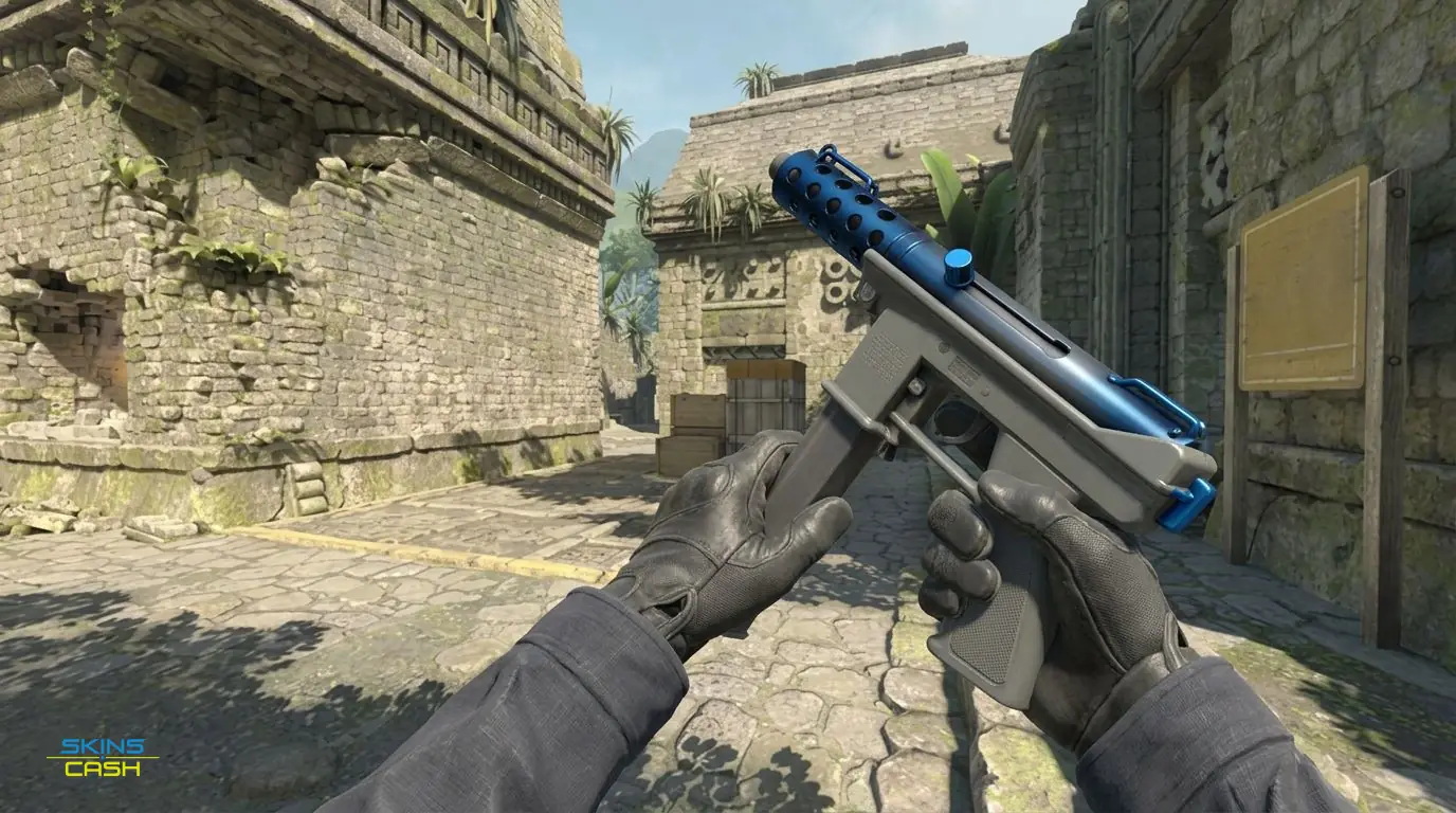 Tec-9 | Titanium Bit — In-game inspect