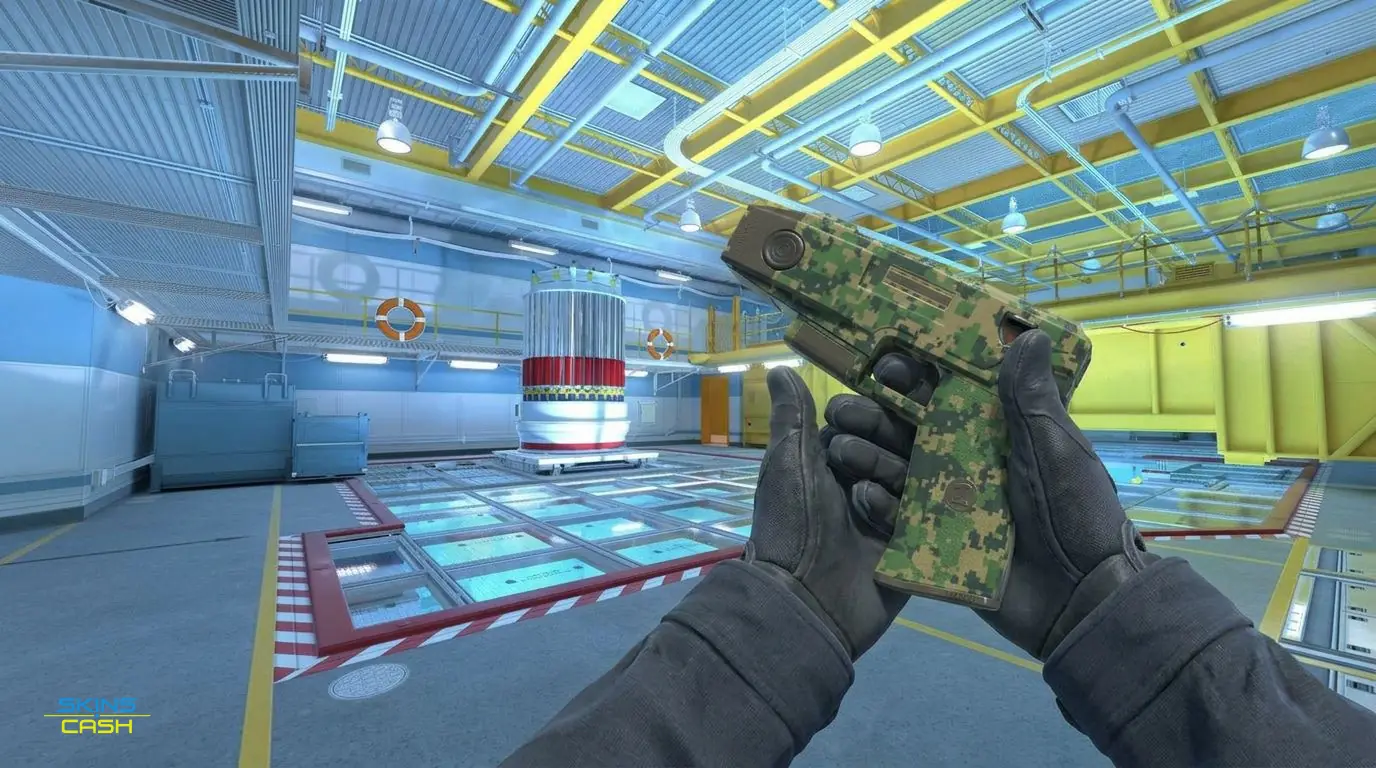 Zeus x27 | Swamp DDPAT — In-game inspect