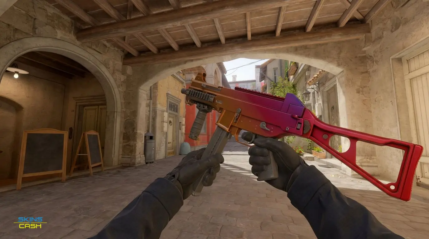 UMP-45 | Fade — In-game inspect
