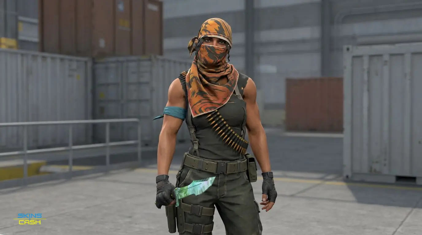 ★ Huntsman Knife | Gamma Doppler Phase 4 — In the field