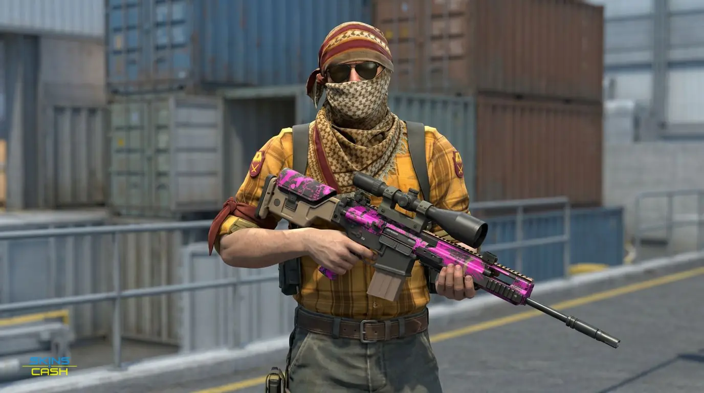 SCAR-20 | Splash Jam — In the field
