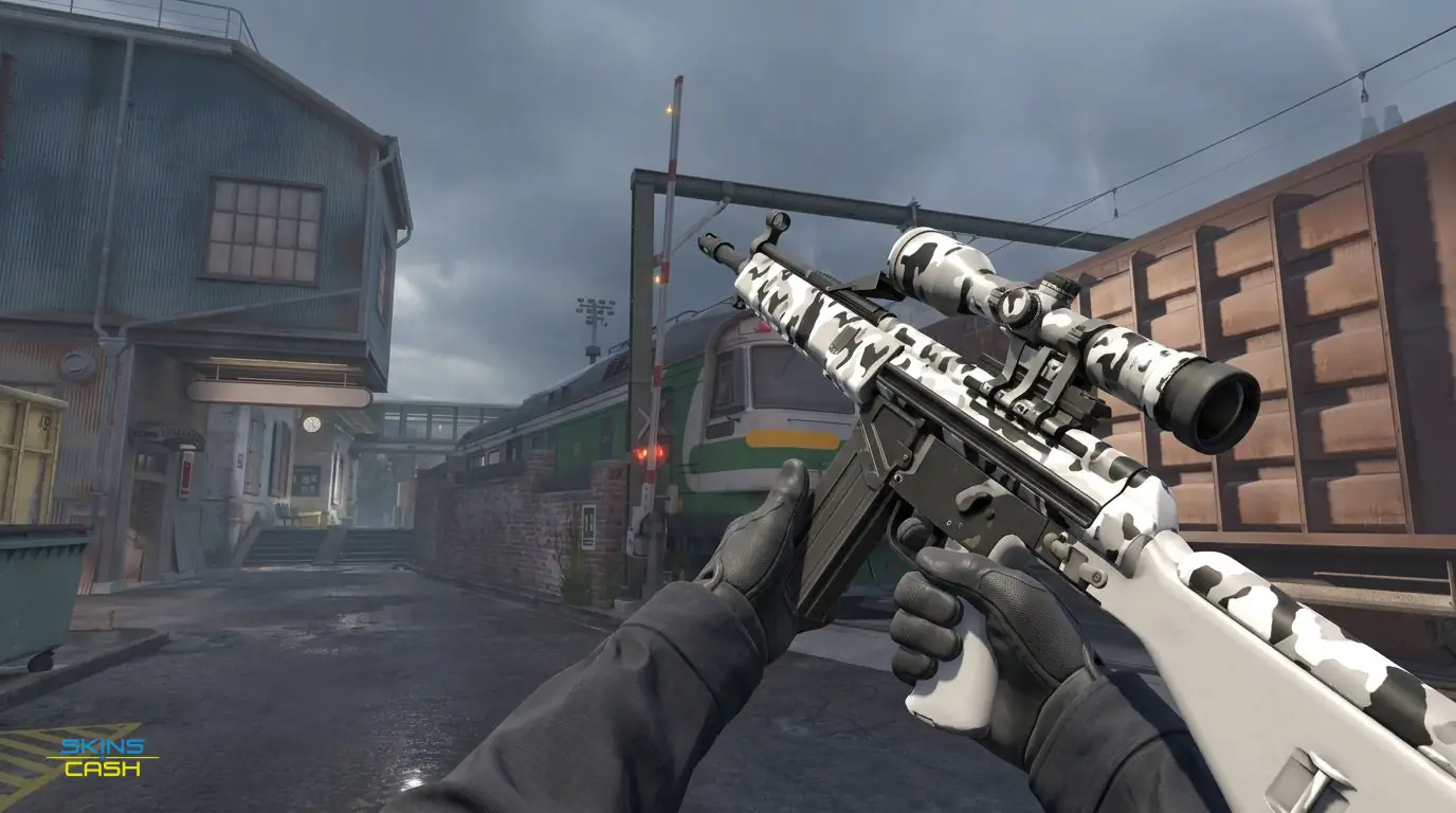 G3SG1 | Polar Camo — In-game inspect