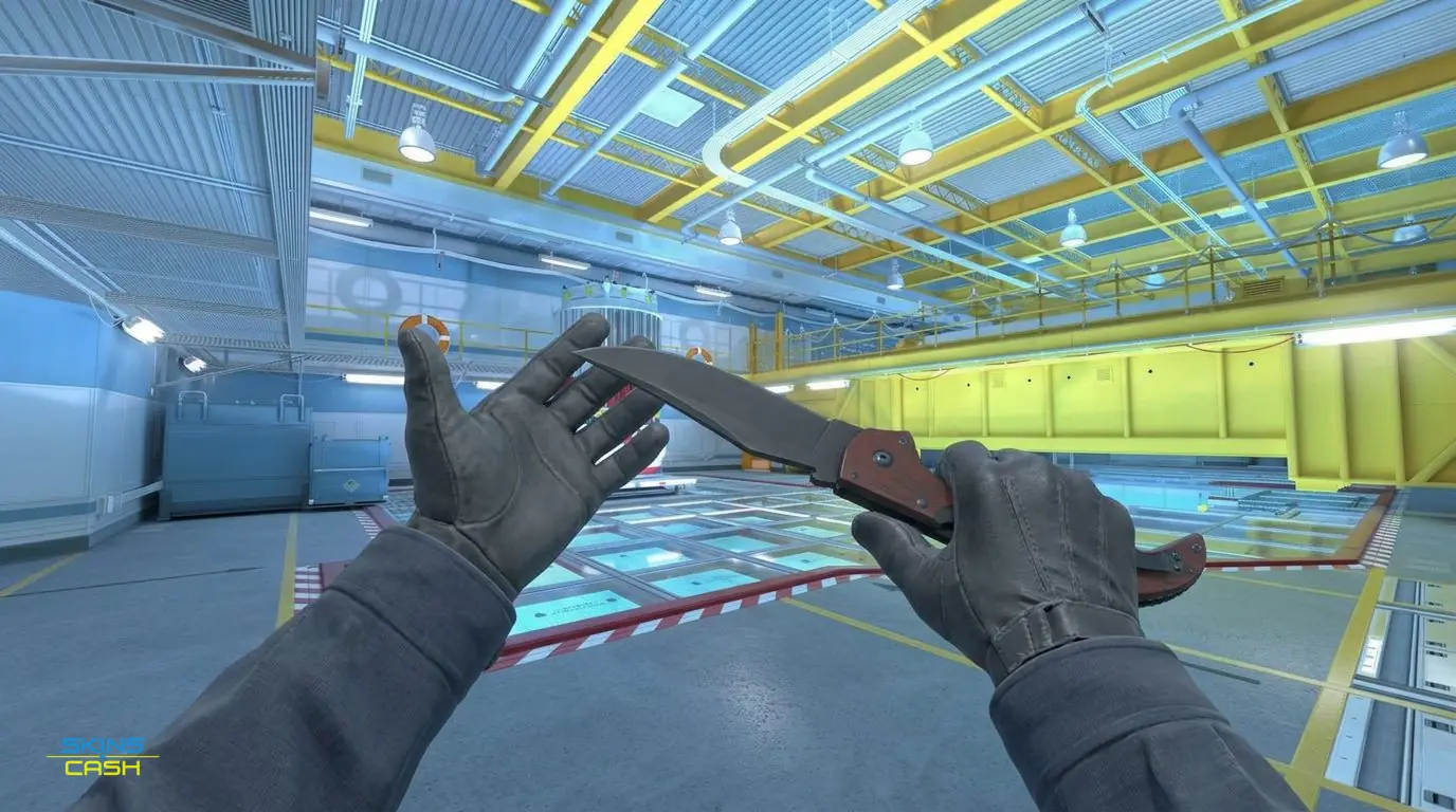 ★ Falchion Knife | Night — In-game inspect