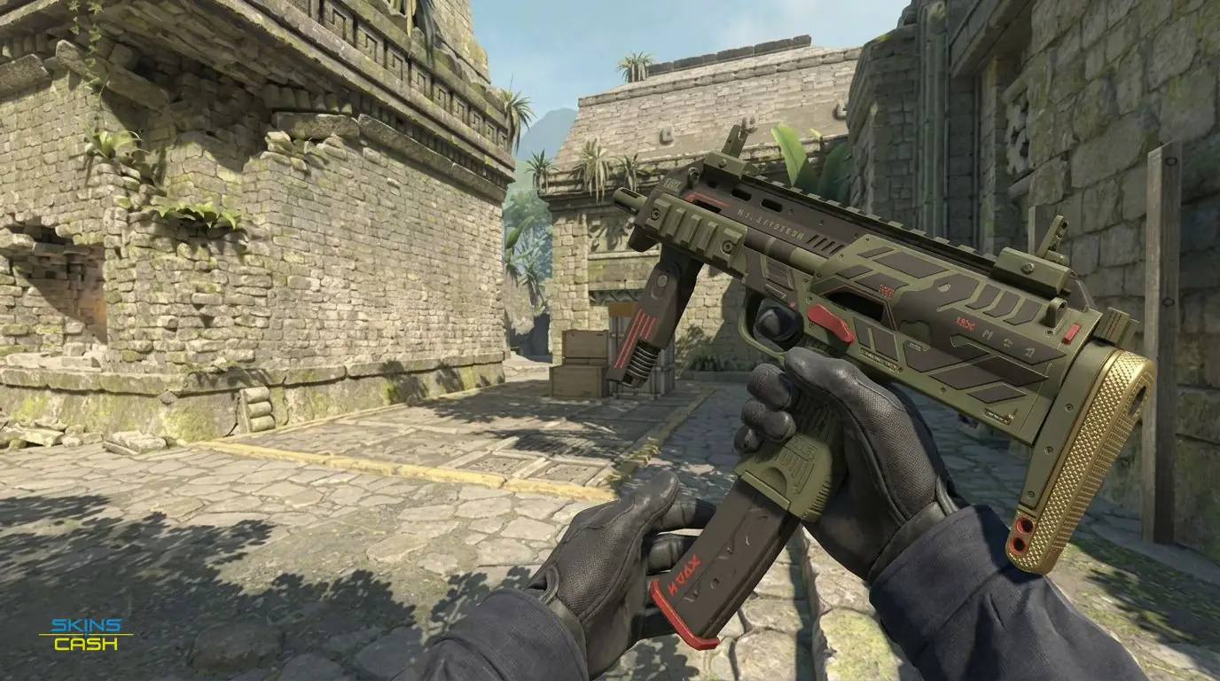 MP7 | Guerrilla — In-game inspect