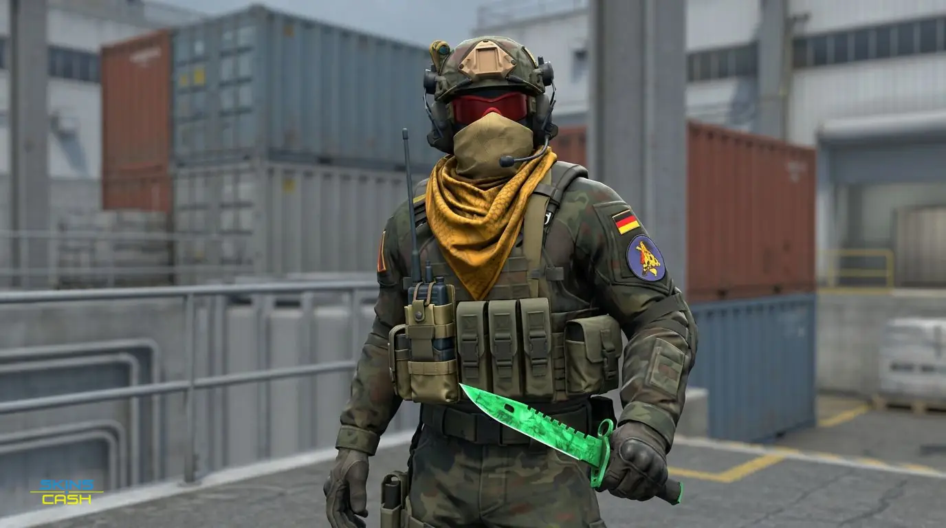 ★ M9 Bayonet | Gamma Doppler Emerald — In the field