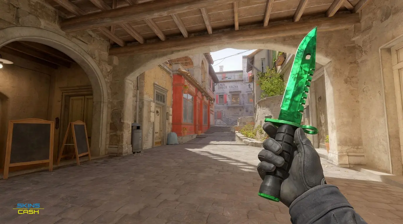 ★ M9 Bayonet | Gamma Doppler Emerald — In-game inspect