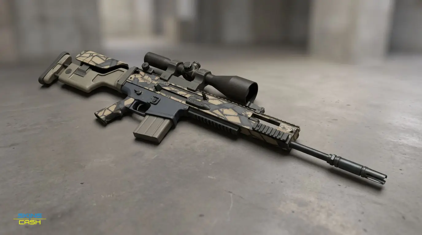 SCAR-20 | Stone Mosaico — Product view