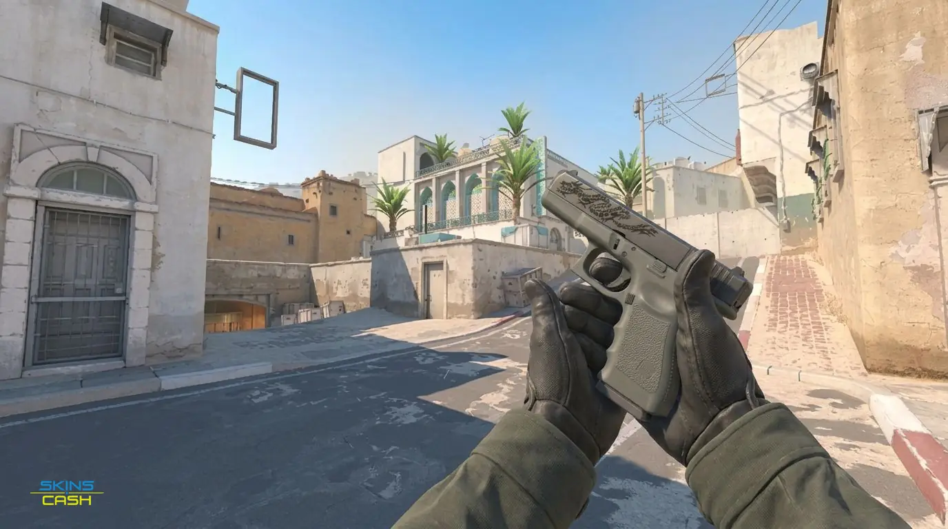 Glock-18 | Dragon Tattoo — In-game inspect