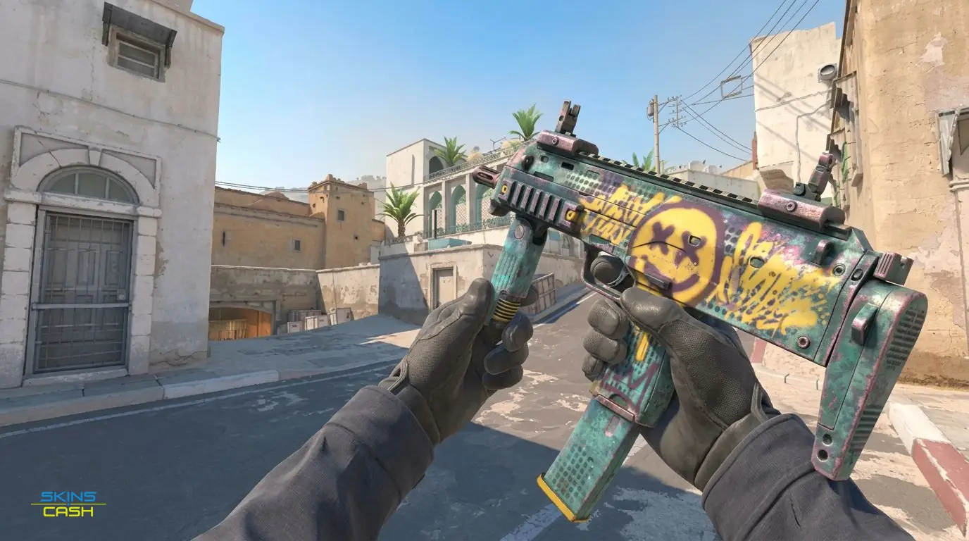 MP7 | Just Smile — In-game inspect