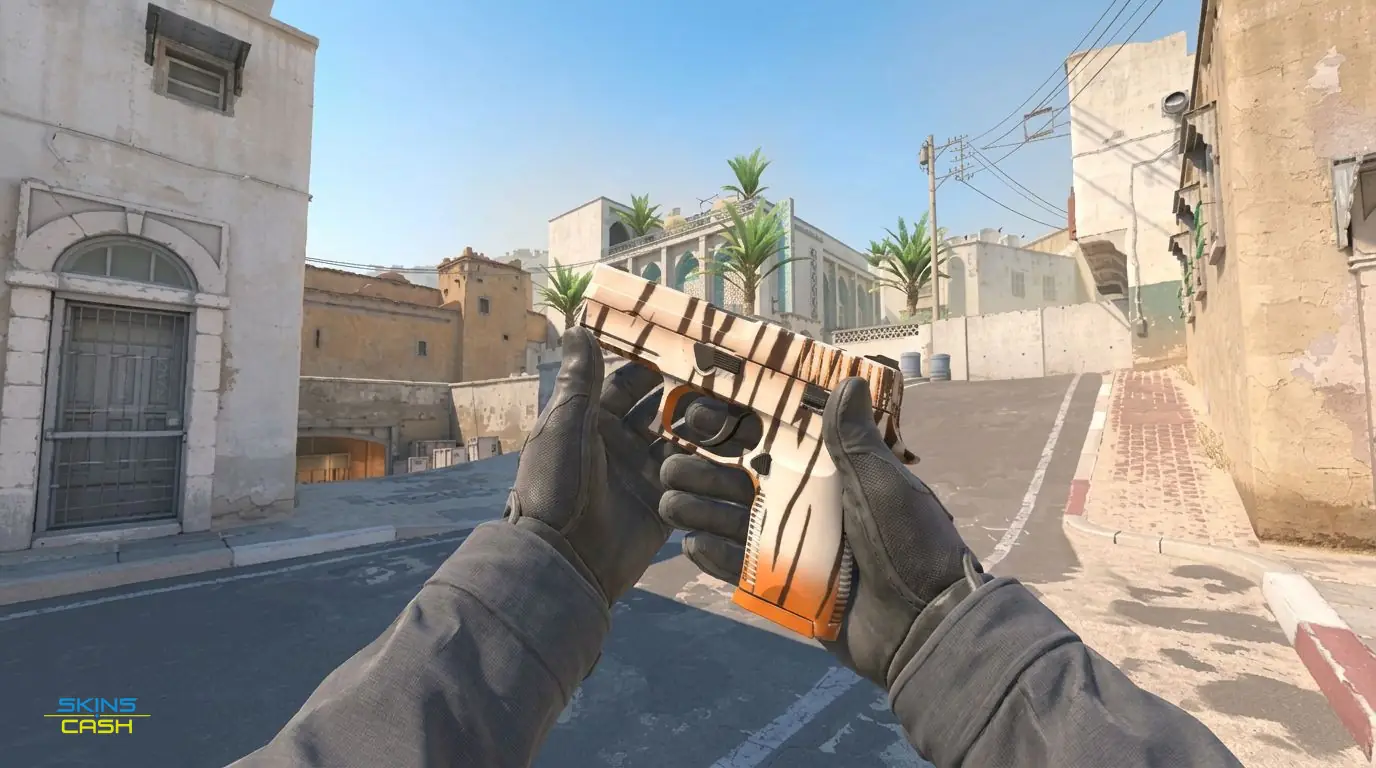 P250 | Bengal Tiger — In-game inspect