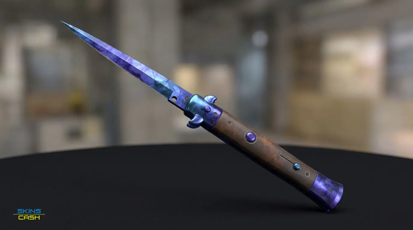 ★ Stiletto Knife | Doppler Sapphire — Product view