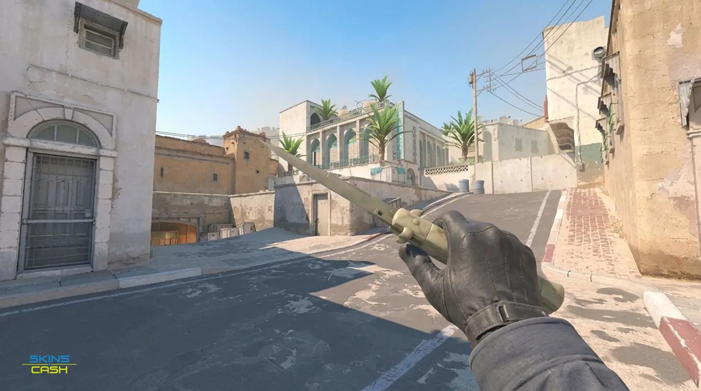 ★ Stiletto Knife | Safari Mesh — In-game inspect