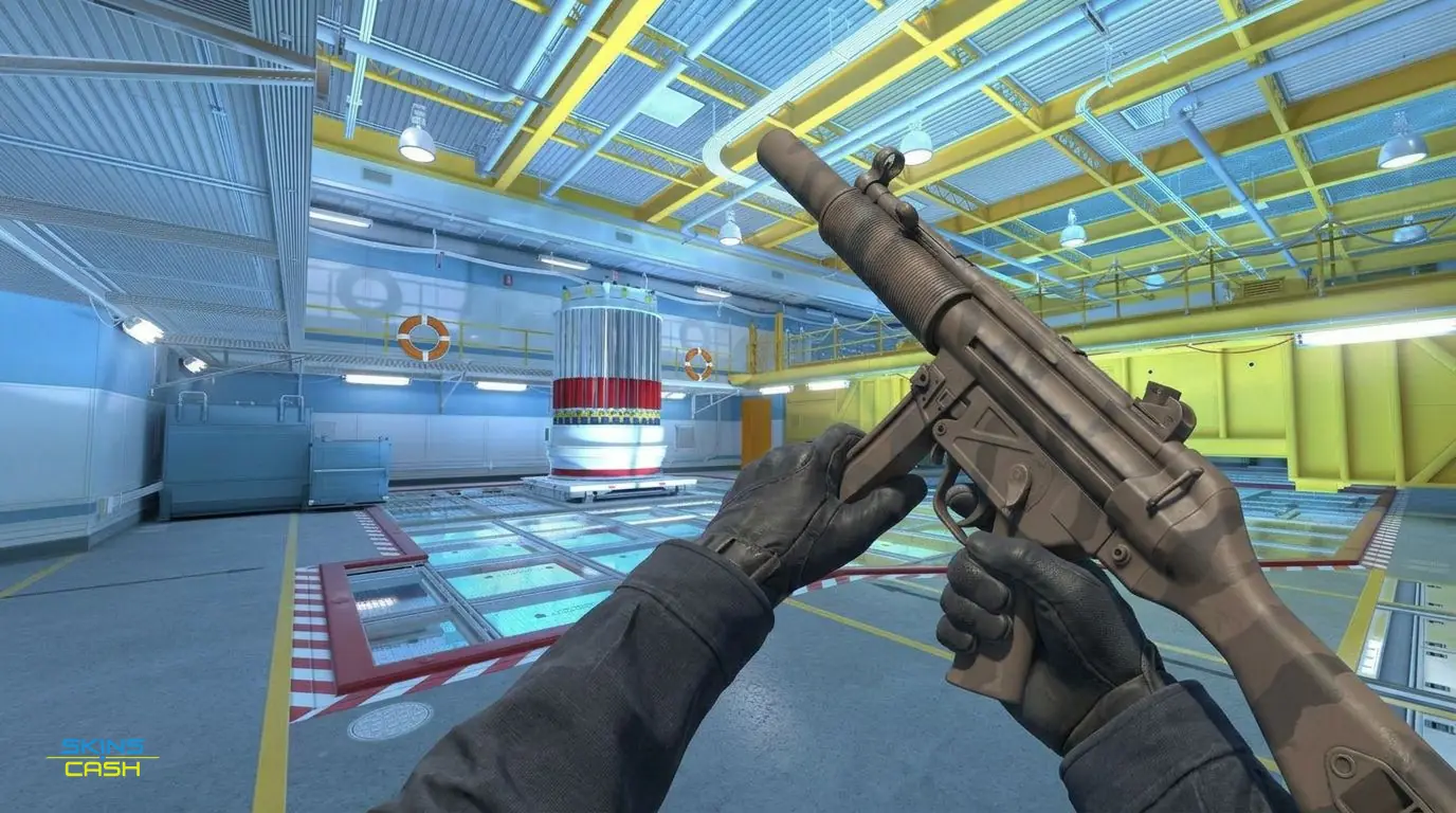 MP5-SD | Dirt Drop — In-game inspect