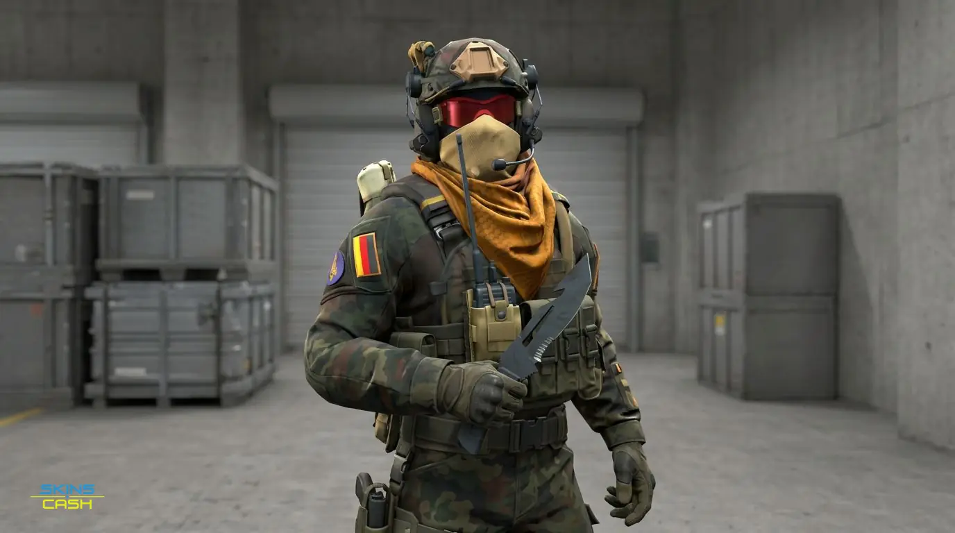 ★ Survival Knife | Night Stripe — In the field