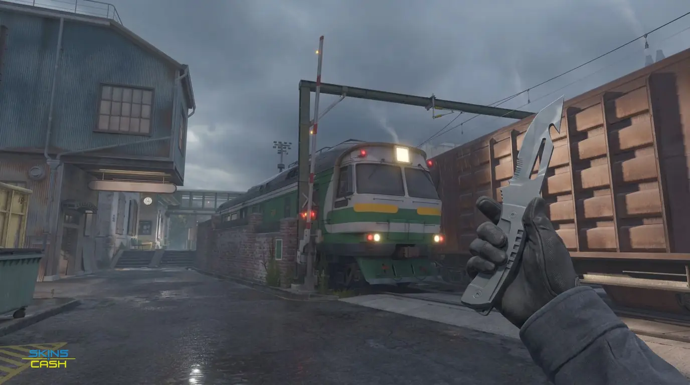 ★ Survival Knife | Night Stripe — In-game inspect