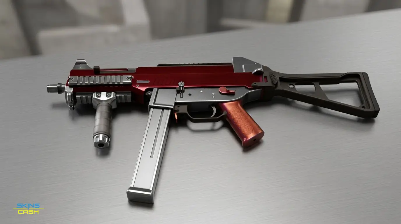 UMP-45 | Crimson Foil — Product view