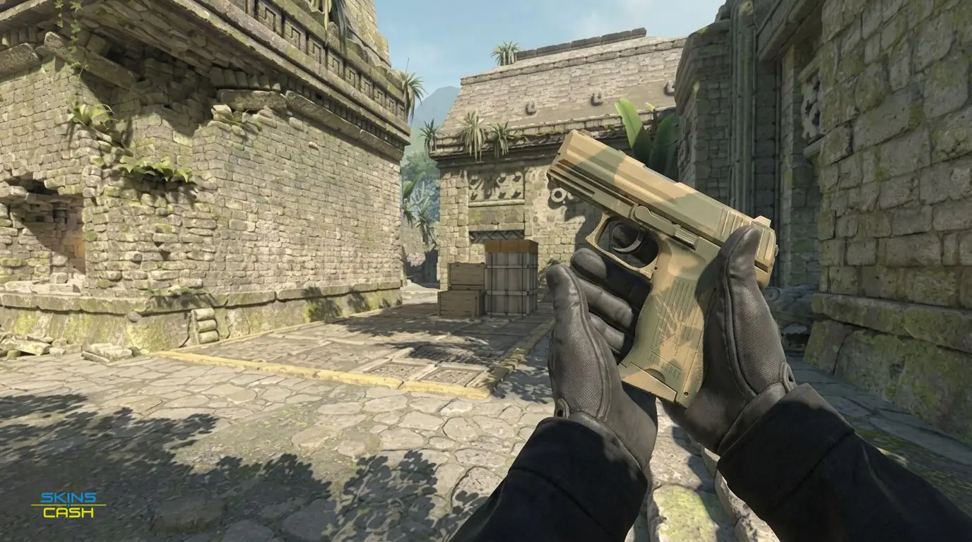 P2000 | Grassland Leaves — In-game inspect