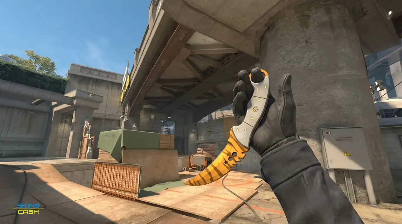 ★ Talon Knife | Tiger Tooth — In-game inspect