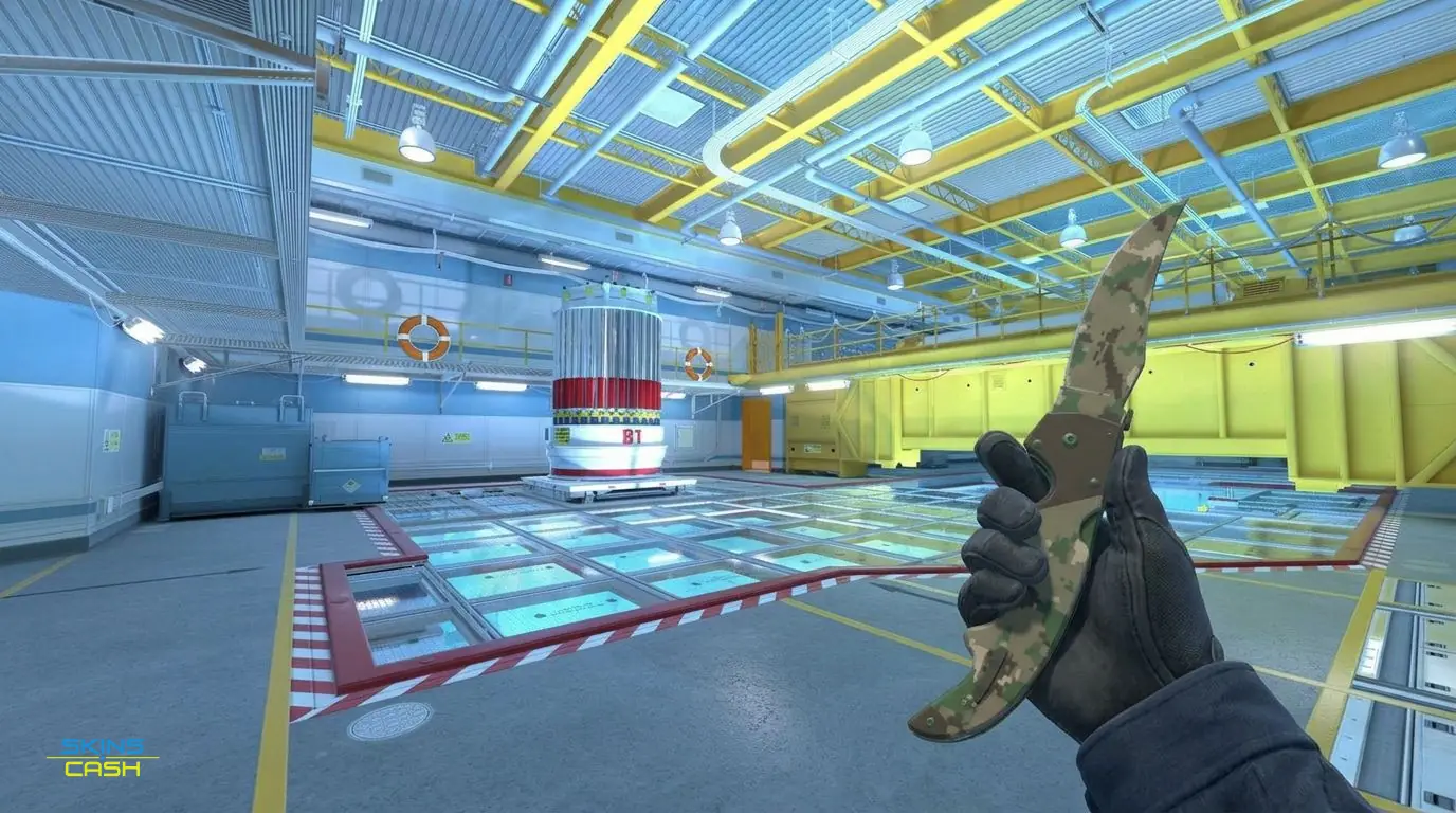 ★ Falchion Knife | Forest DDPAT — In-game inspect