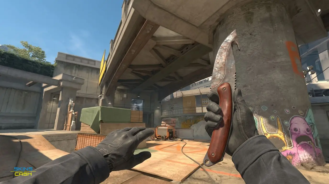 ★ Gut Knife | Rust Coat — In-game inspect
