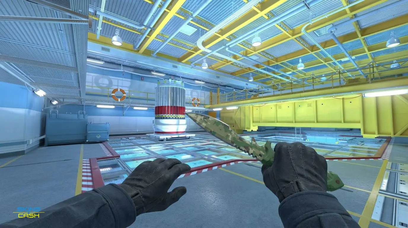 ★ Kukri Knife | Forest DDPAT — In-game inspect